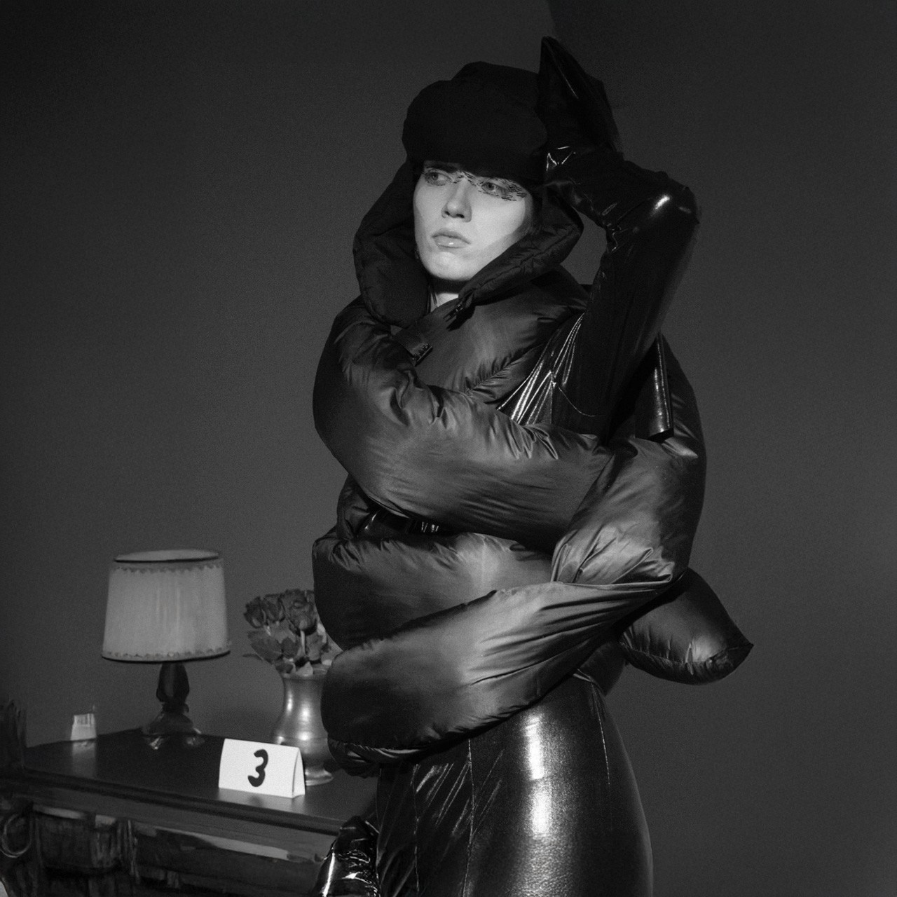 Model standing