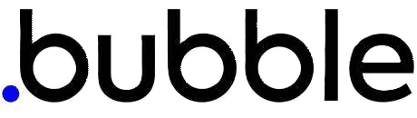 Bubble logo, Bubble.io, website design, websites, no code tool