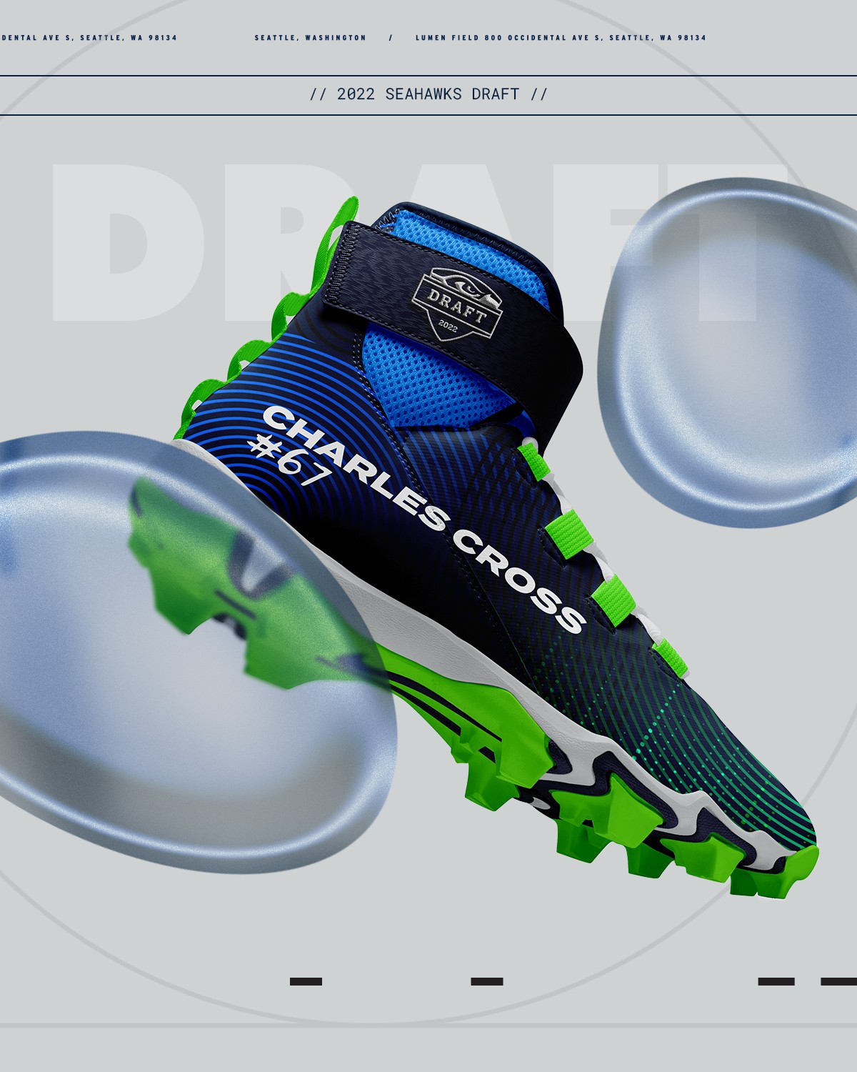 NFL Draft Cleat Design & Annoucement