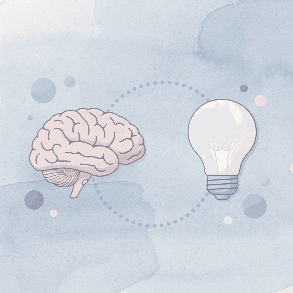 Brain and heart icons connected, showing personal relevance and neural pathways - Letter B Worksheets Preschool 