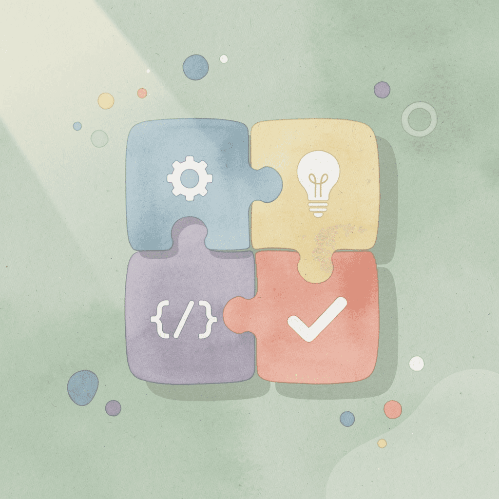 Scene of puzzle pieces not fitting together, representing the mismatch between web data and spreadsheets