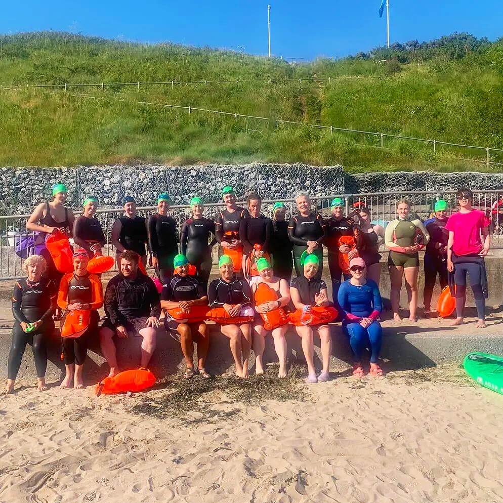 Members swim class in Dunmore East