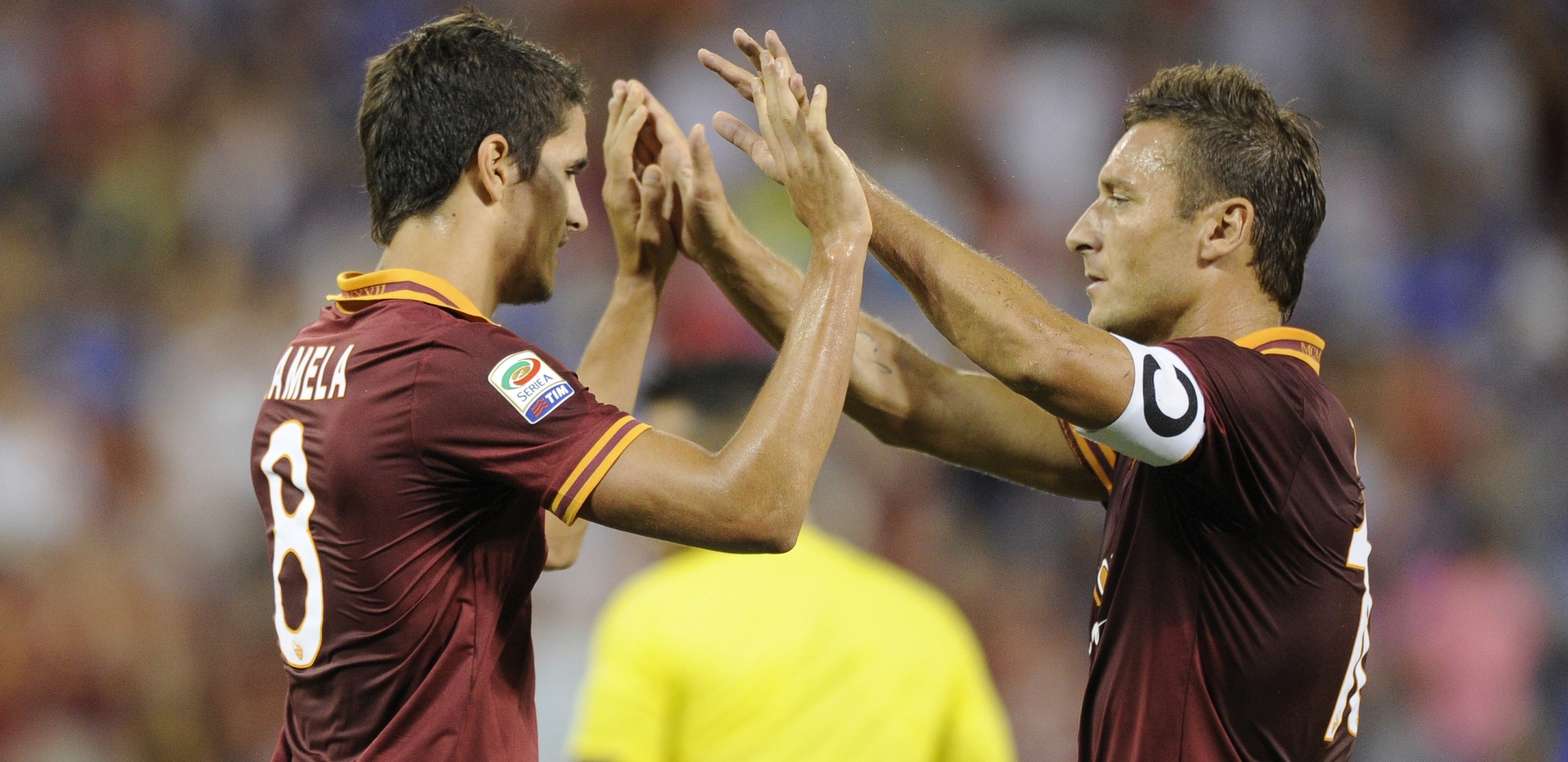 Toти и Ламела в Рома