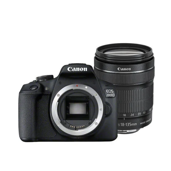 Canon 2000d met 18-55mm lens