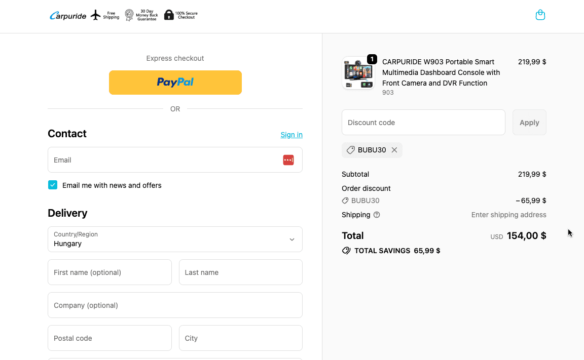 Apple Carplay fejegység - Promóció