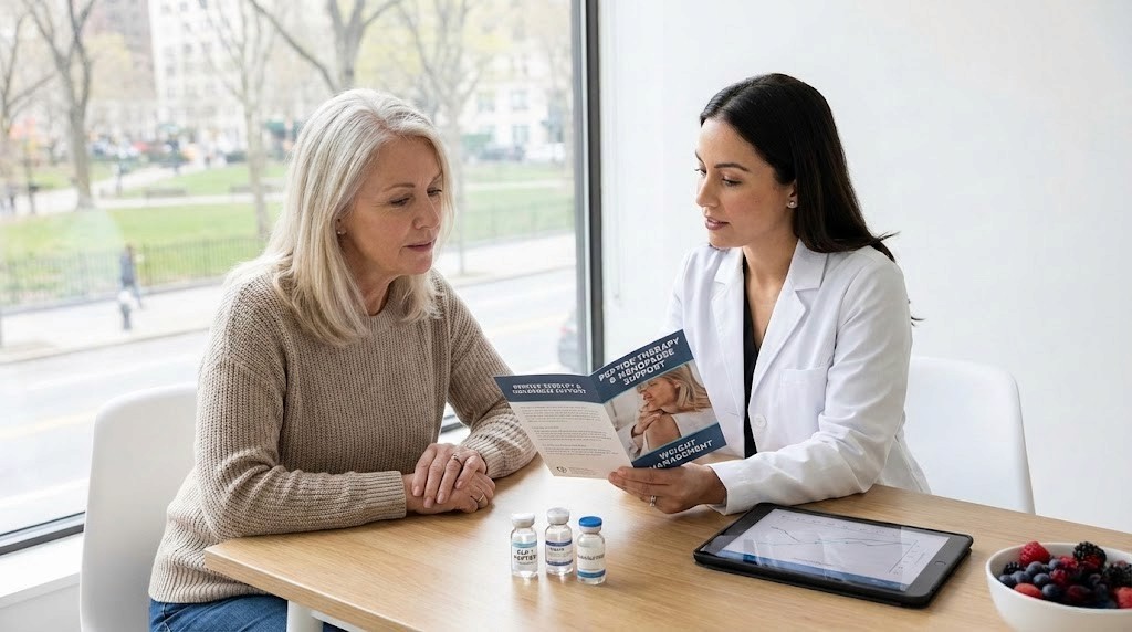 Peptides for menopause weight loss