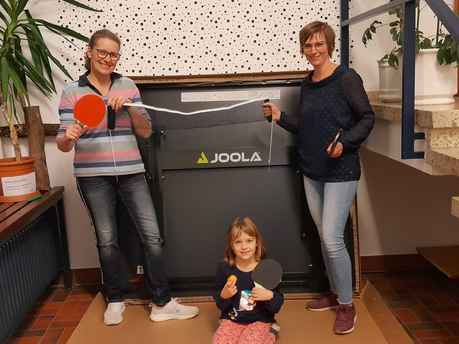 Geförderte Tischtennis Platte