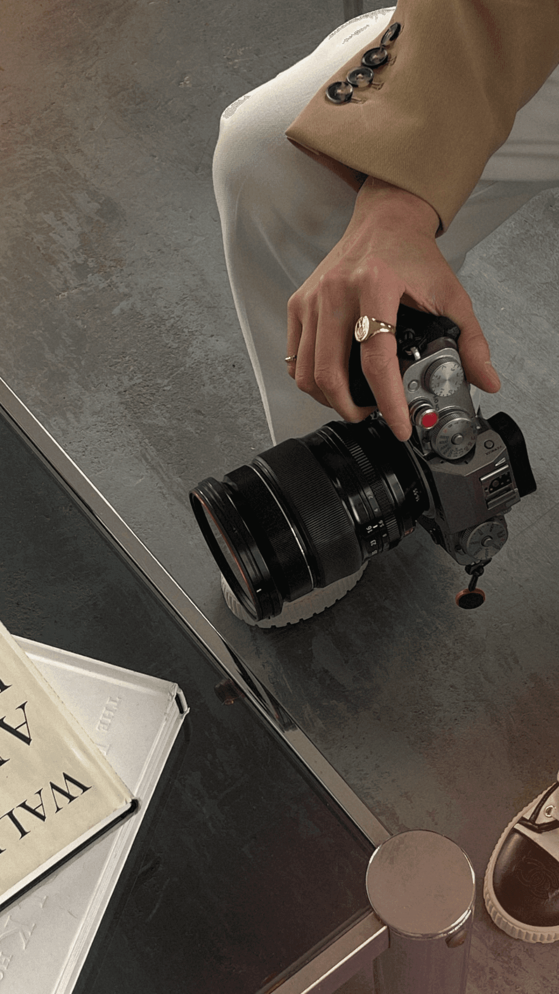 a woman wearing a hat