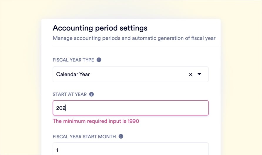 Custom Fiscal Periods