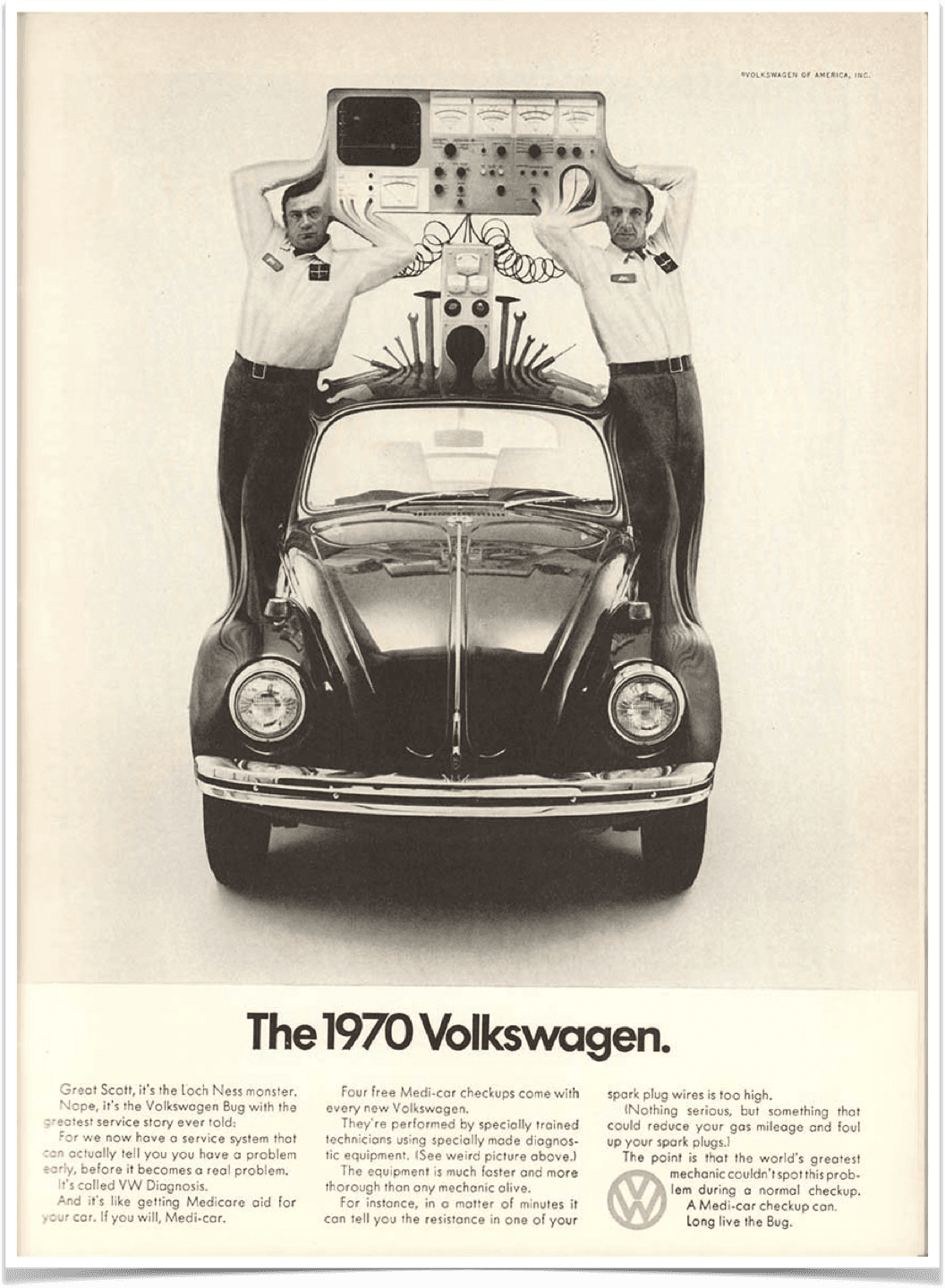 The 1970 Volkswagen poster