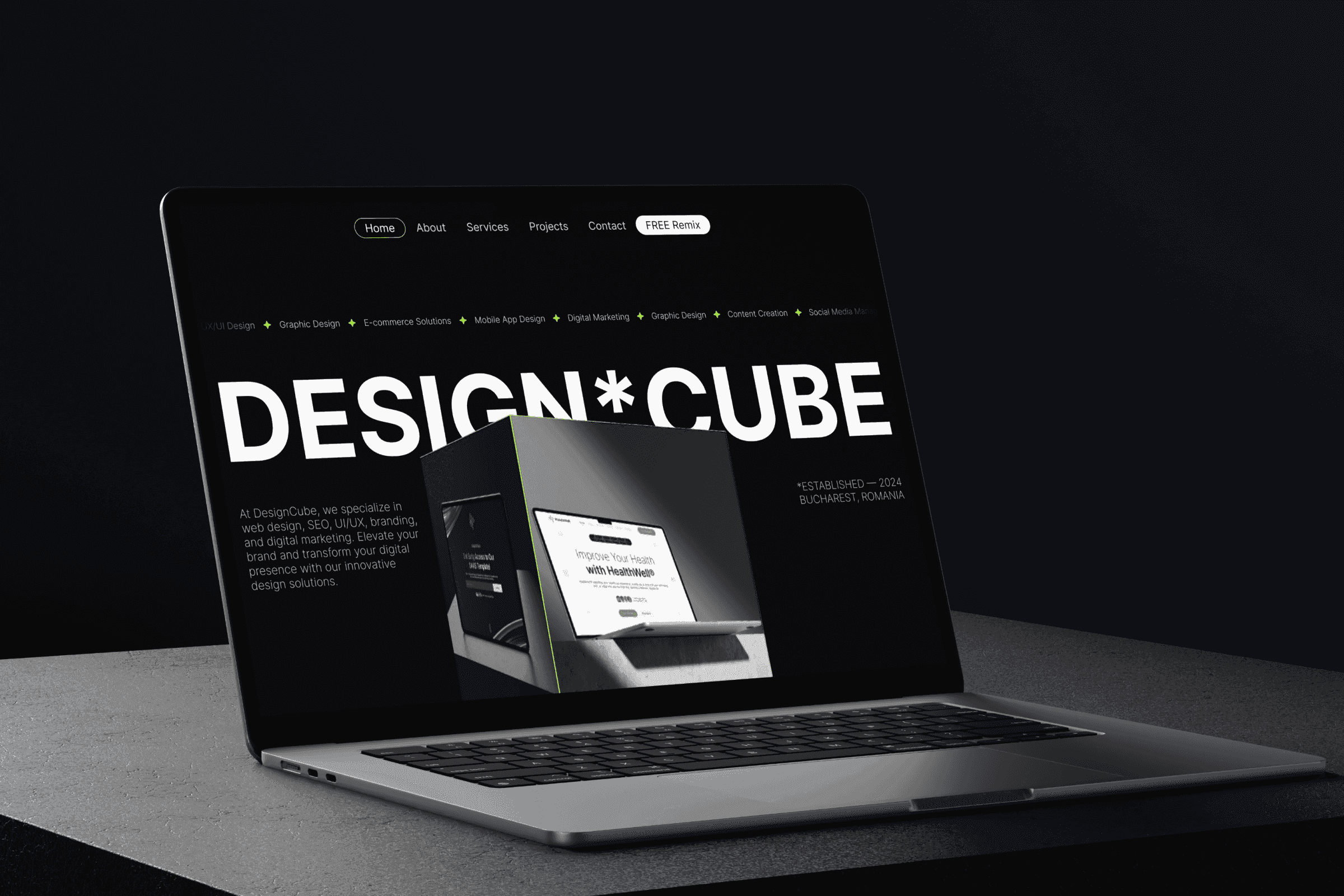 DesignCube Screen