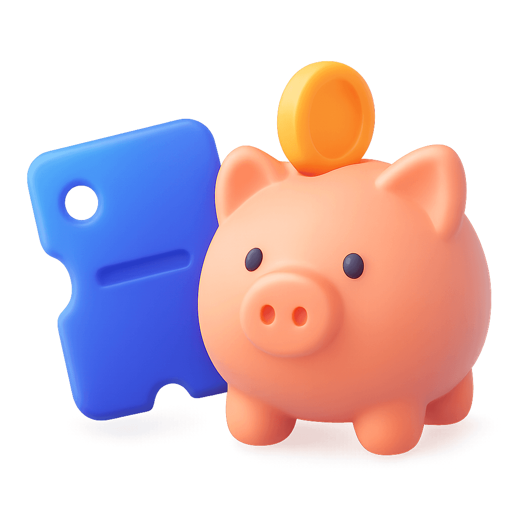 3D icon of an astronaut, who is the company logo of astro.tax