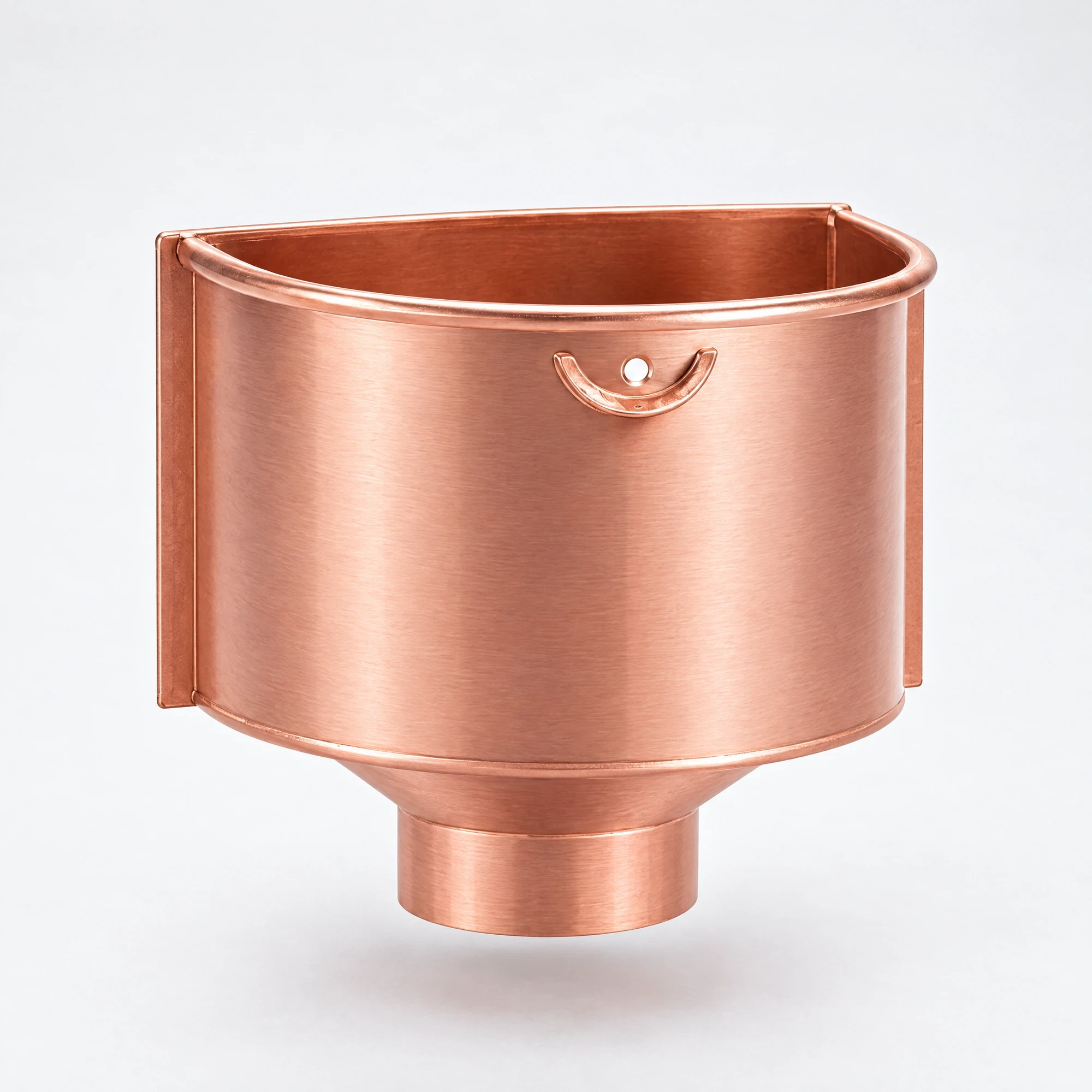 Curved Copper Collector Box