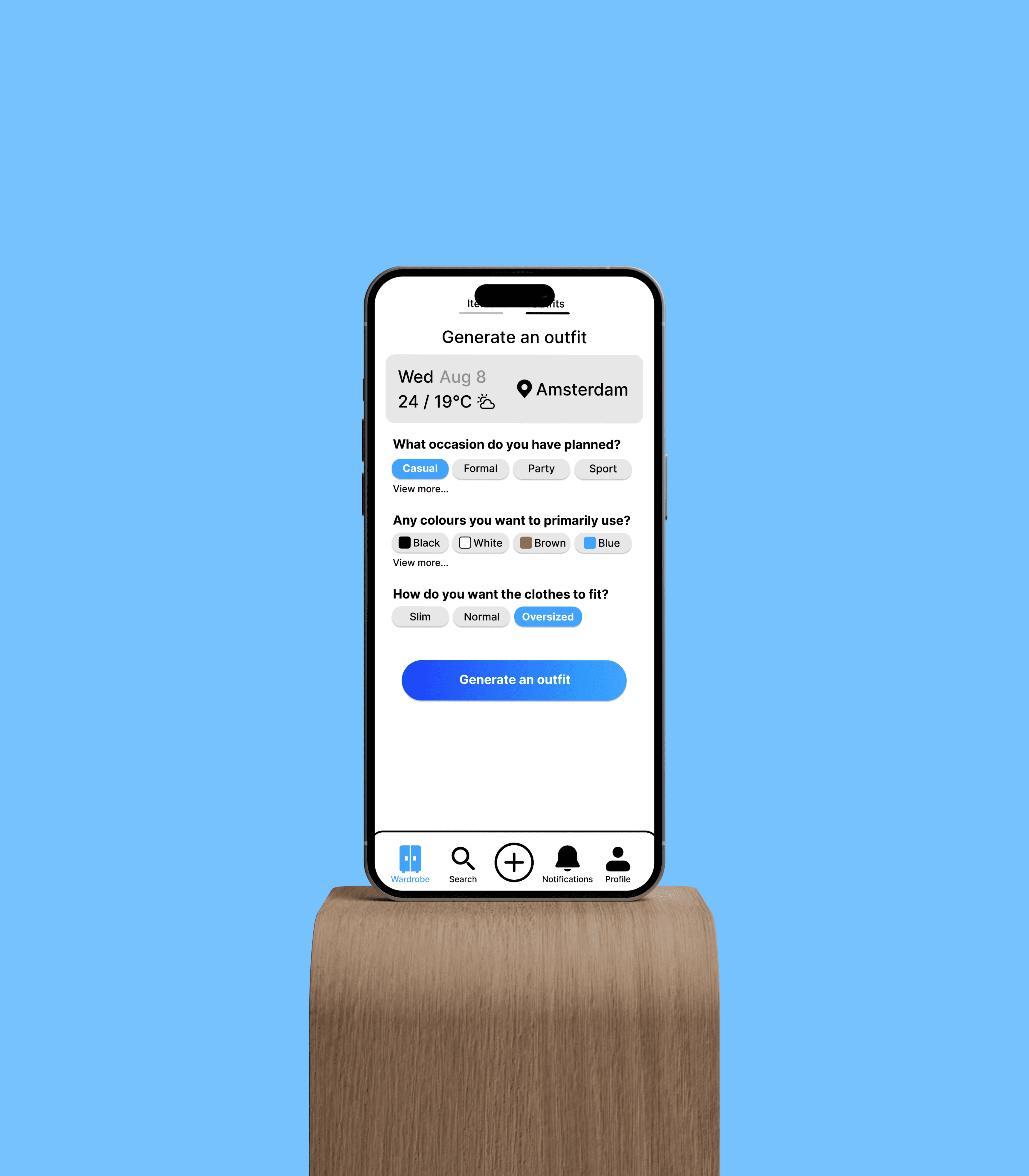 Minimalist book cover on white stairs with clean editorial design