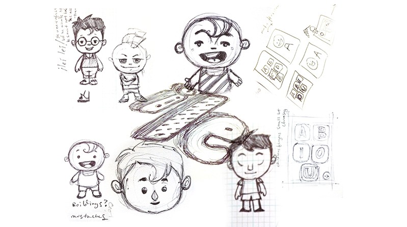 sketches of characters