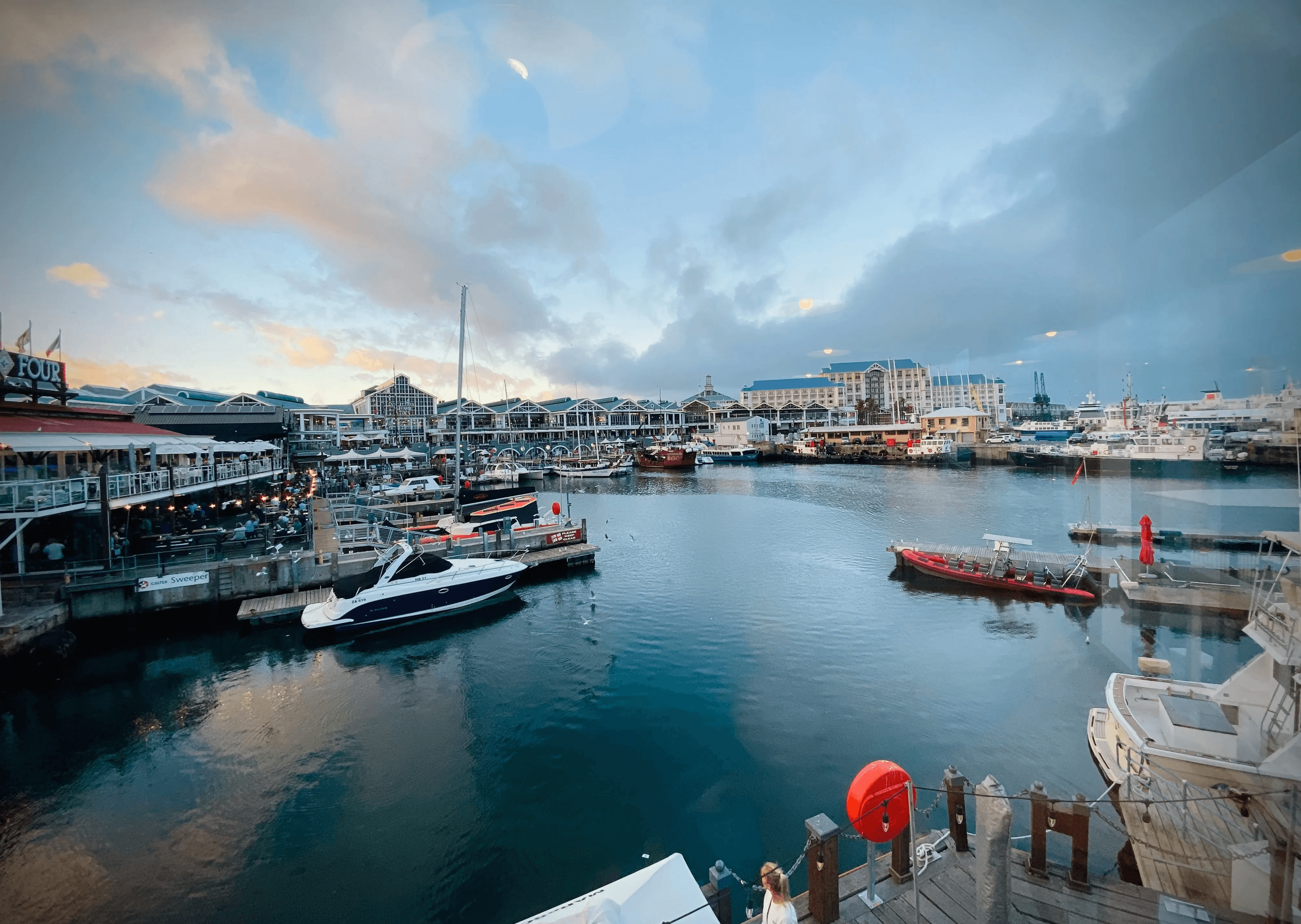 Holiday leave at V&A Waterfront, Cape Town, South Africa
