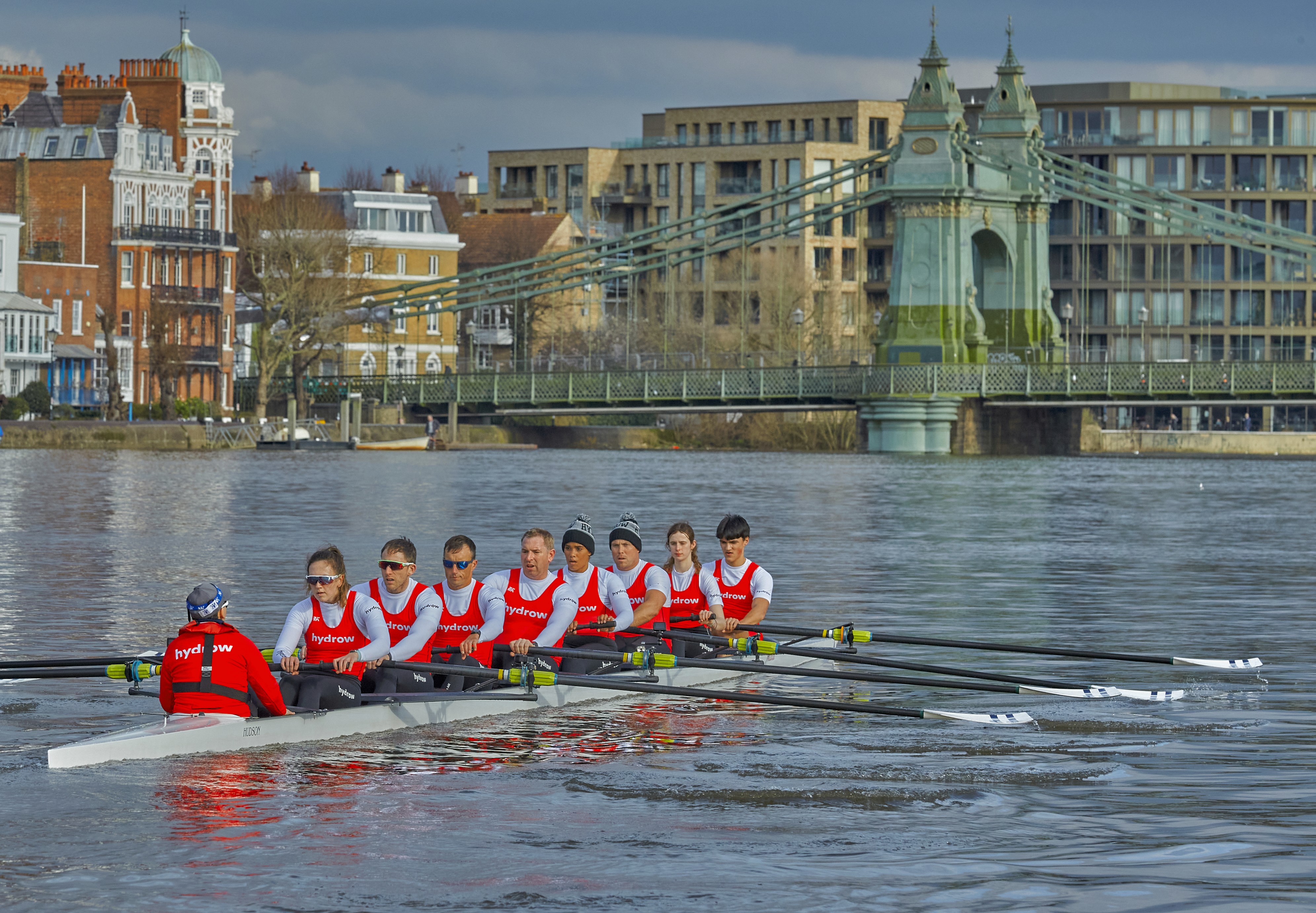 Rowers, London Hydro rowing campaign for The Boat Race – London event photography by Paul Severn.
