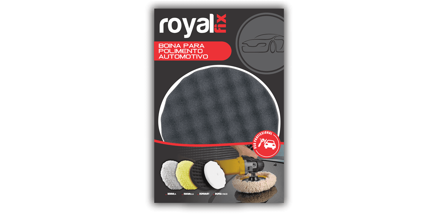 Boina para polimento preta e branca