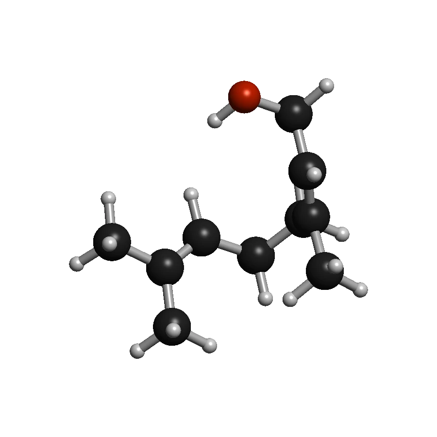Nerol molecular structure