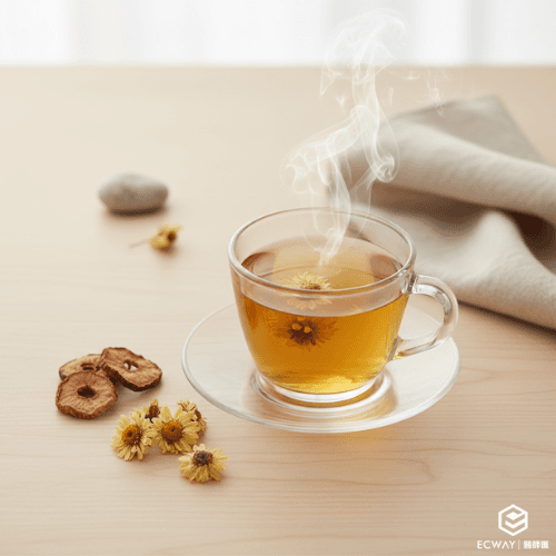 山楂菊花代茶飲