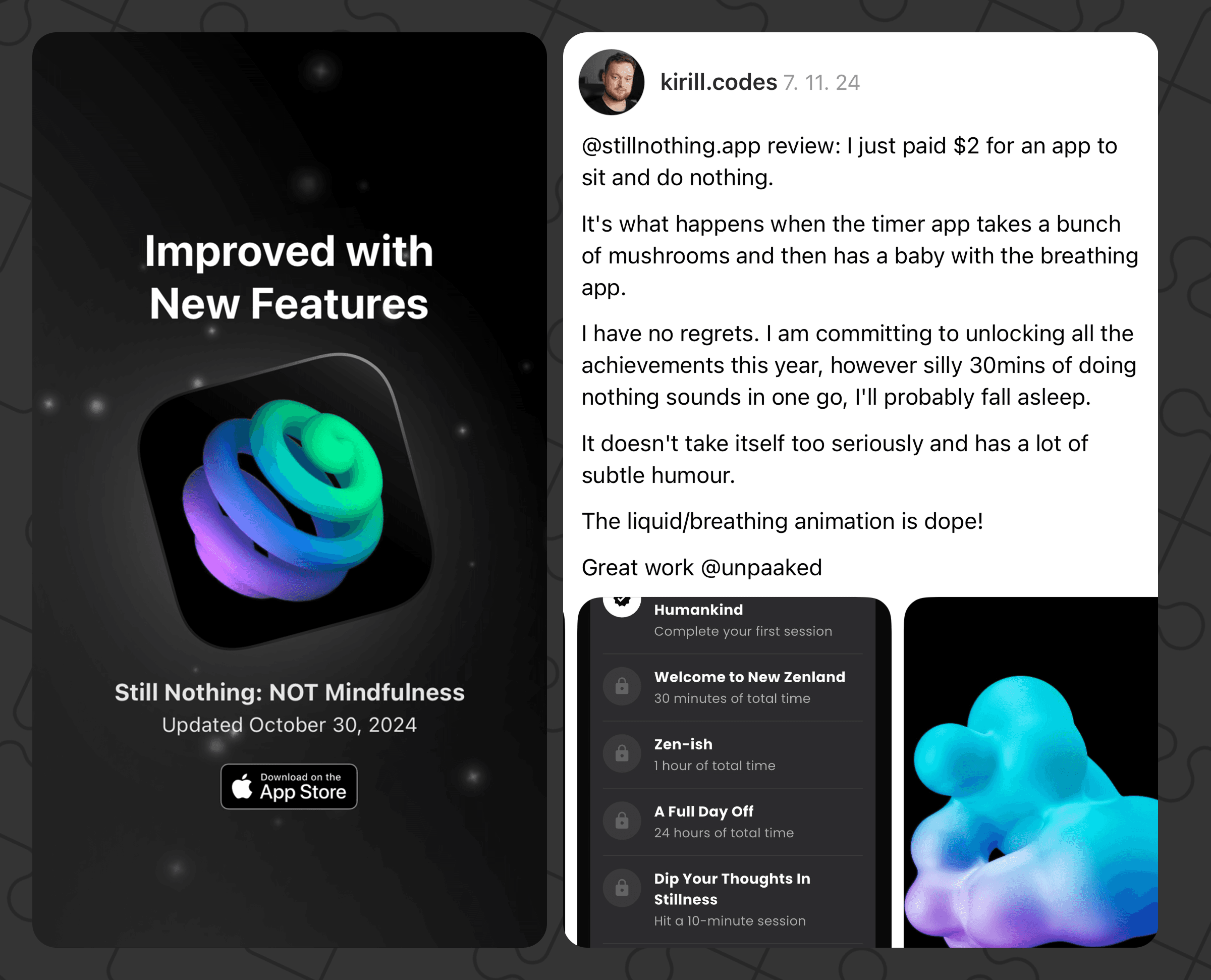 App review on social media