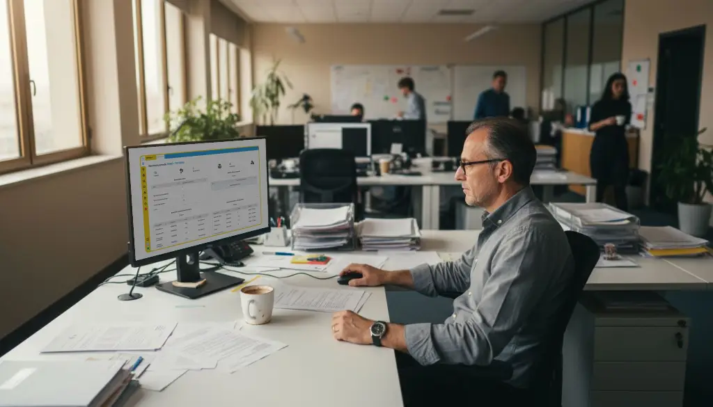 Il responsabile si occupa di controllare la sicurezza con il software sicurezza sul lavoro all’interno dell’ufficio.