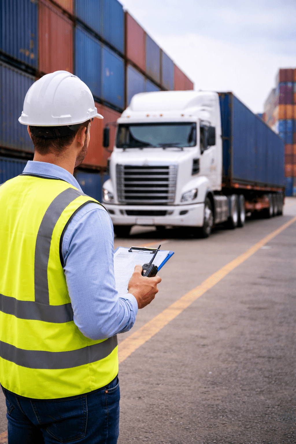 Woman with wavy hair holding a large bouquet of red flowering branches in warm light.