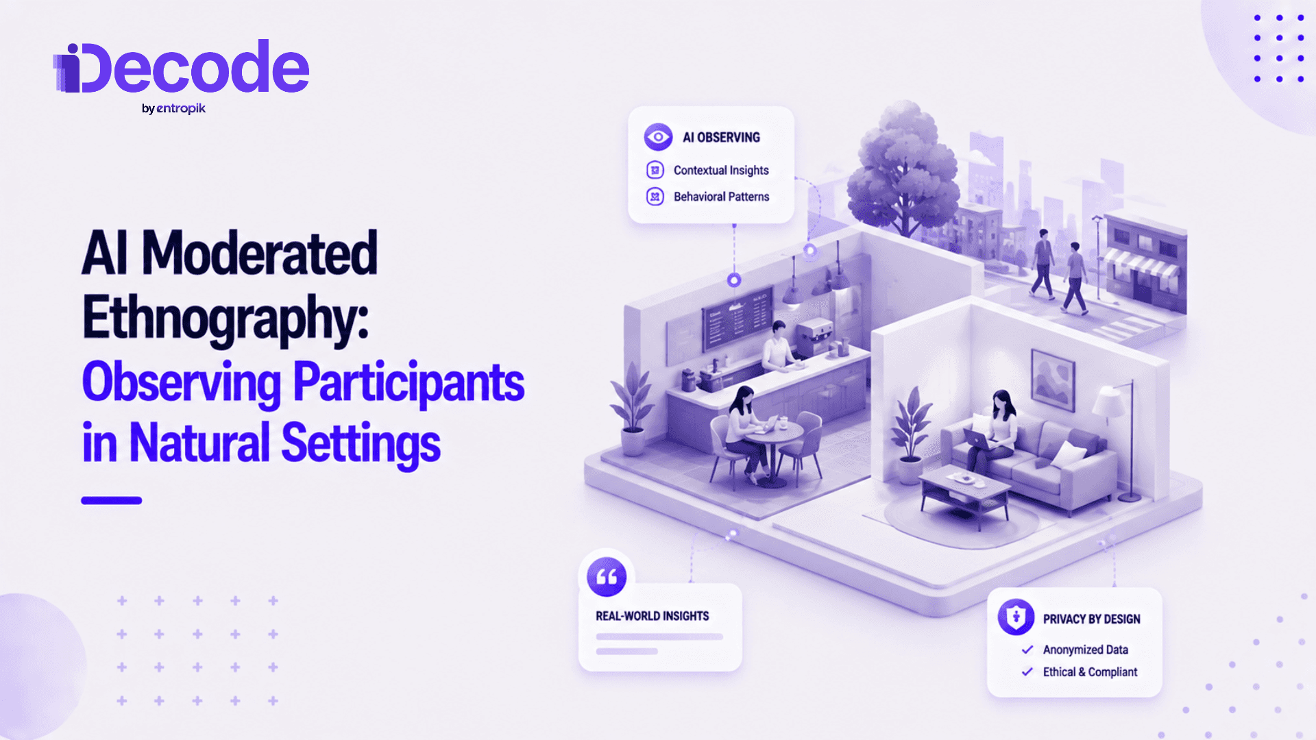 A practical look at AI moderated ethnography, observing participants in natural settings to reveal habits and context traditional methods miss