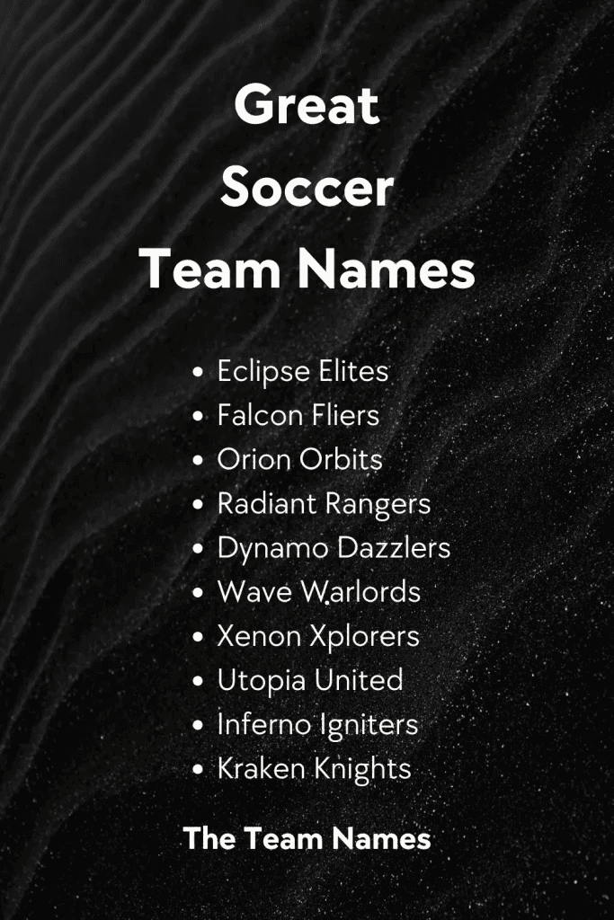 Soccer Team Names - venom united fierce youth