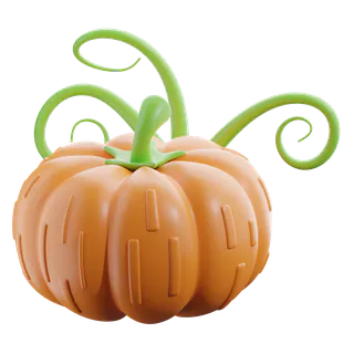 Free 3D pumpkin icon