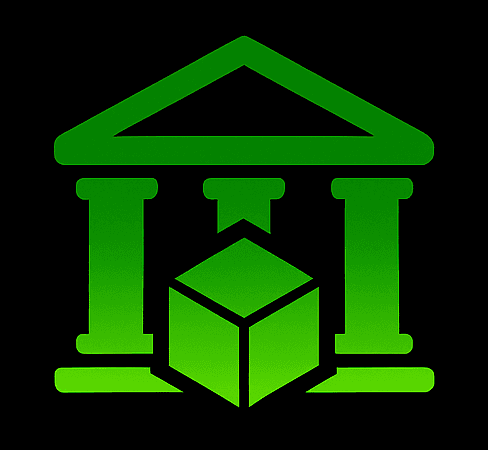 Abstract blue shapes create an interesting pattern.