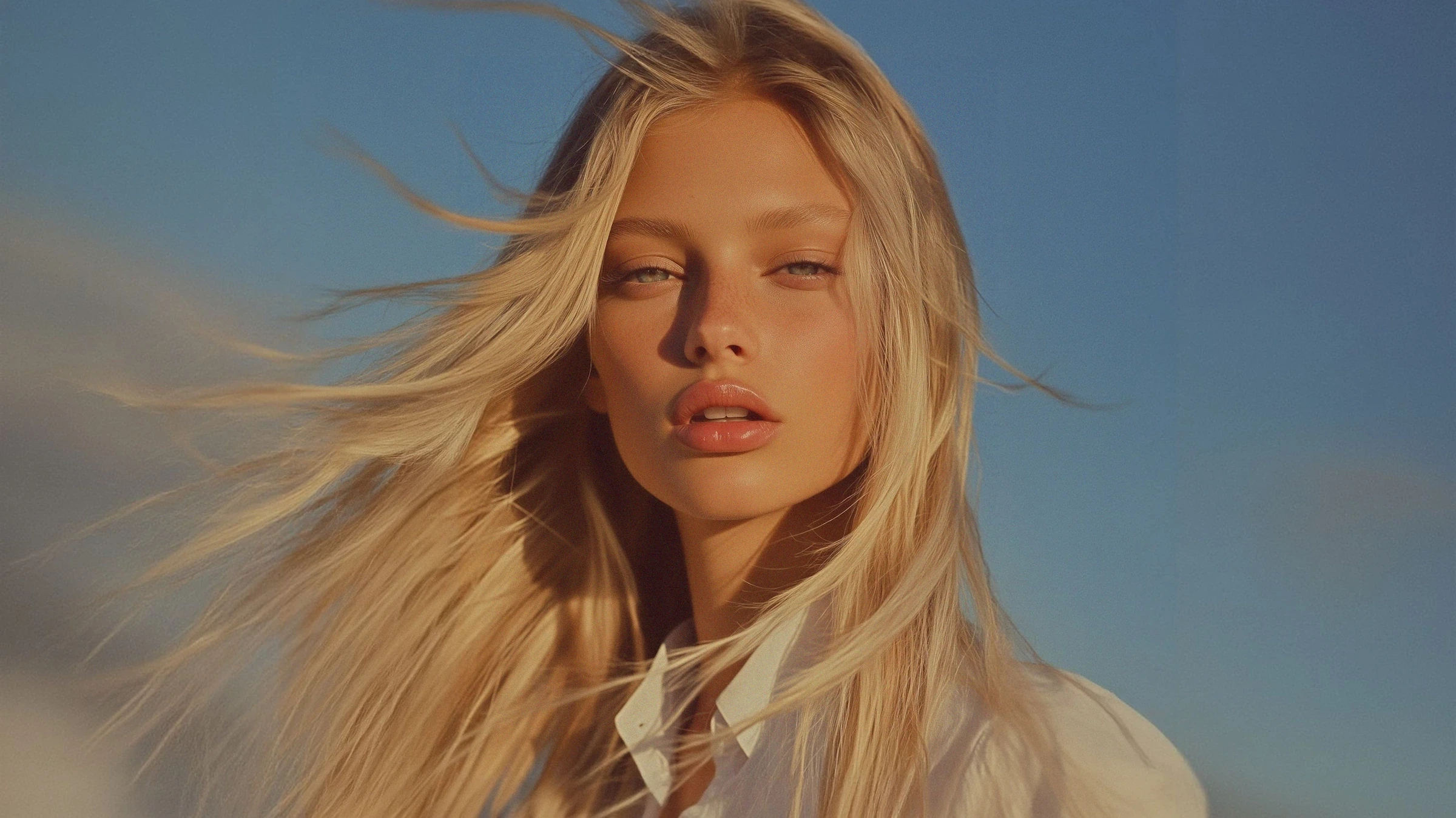 Nuvē AI beauty companion hero image showing natural skin radiance and healthy glow aesthetic