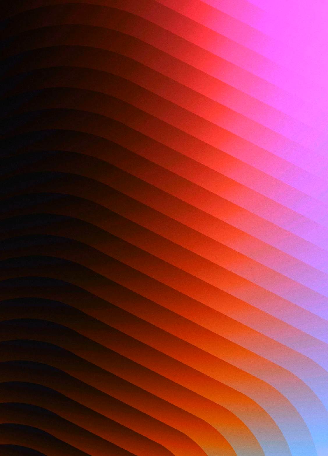 Abstract layered gradient with dark green to yellow