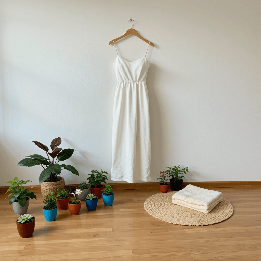 product photography of strapless dress