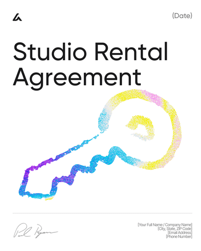 Studio Rental Agreement