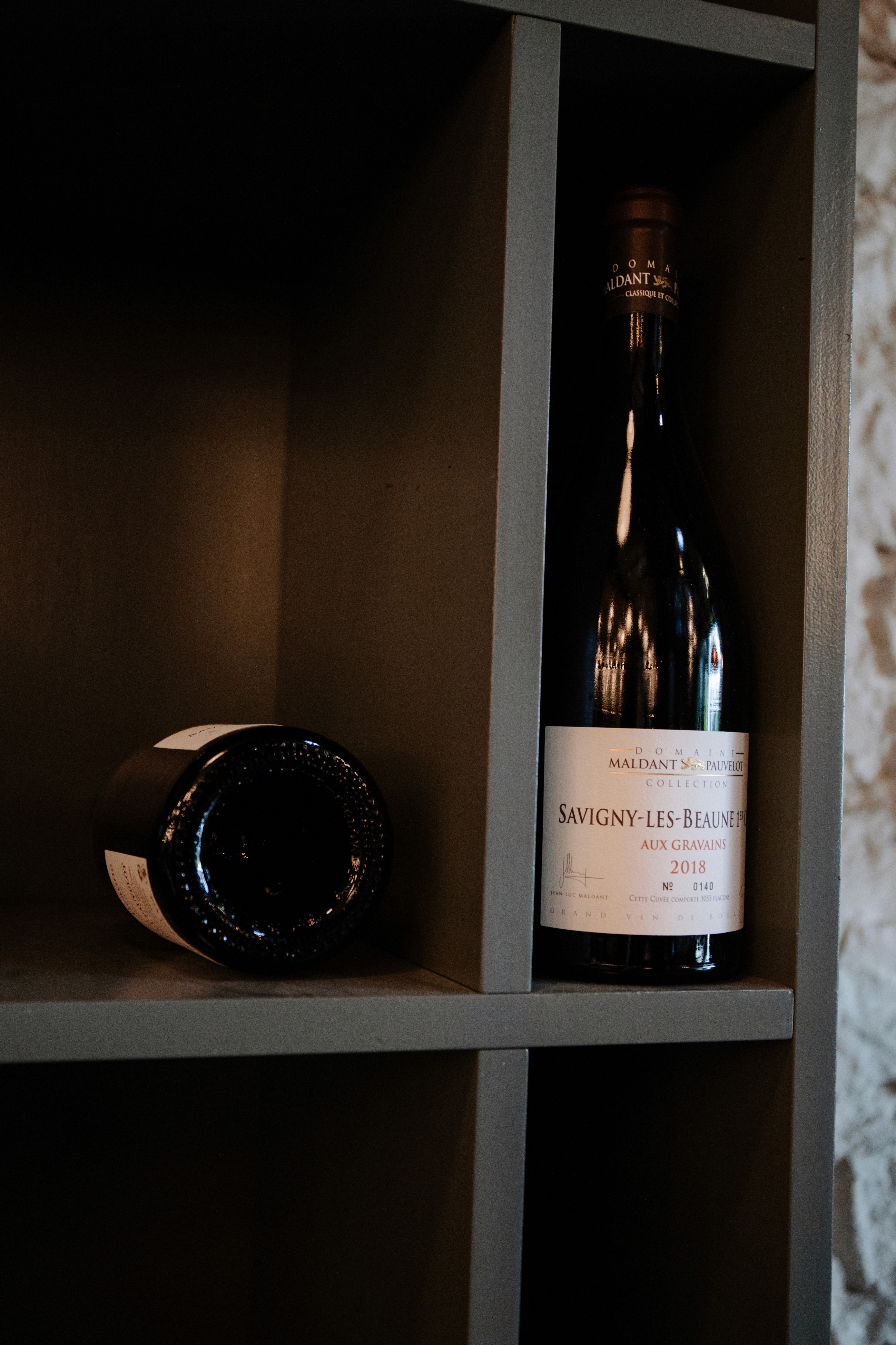 Stored up yarns and ready to be used