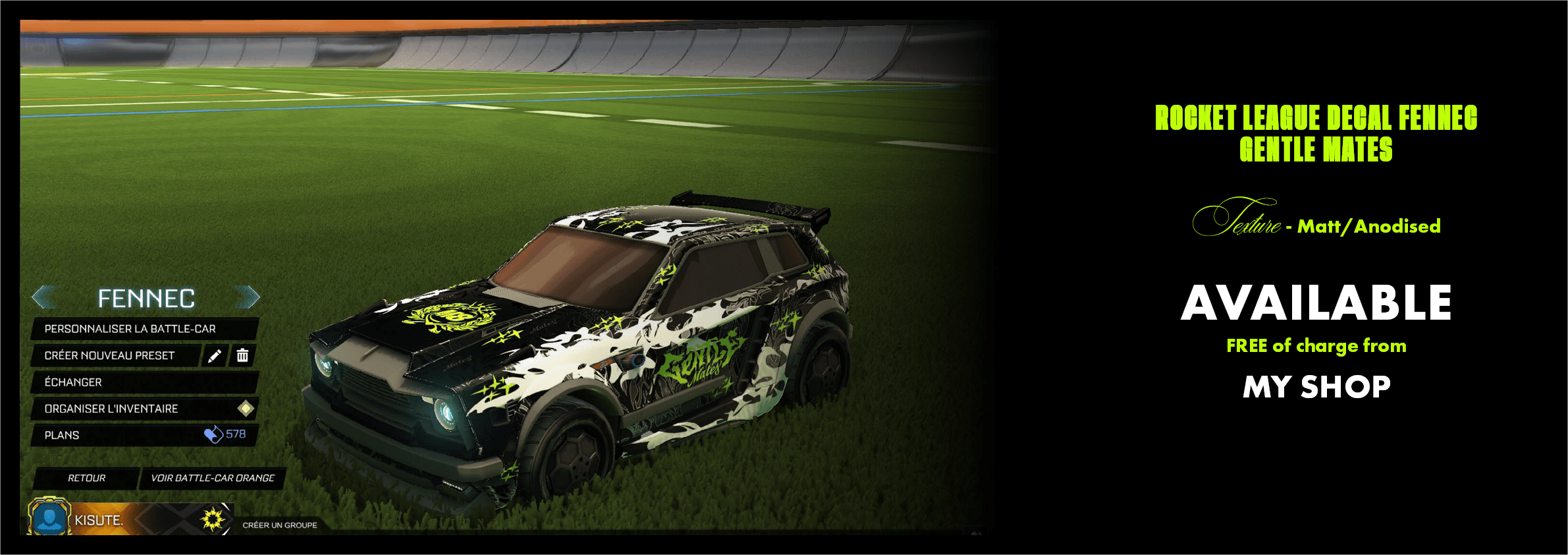 gentle mates fennec decal