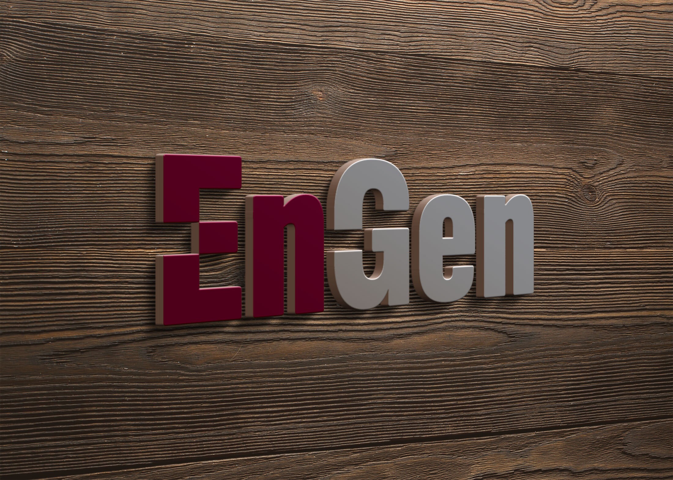 EnGen university logo signage