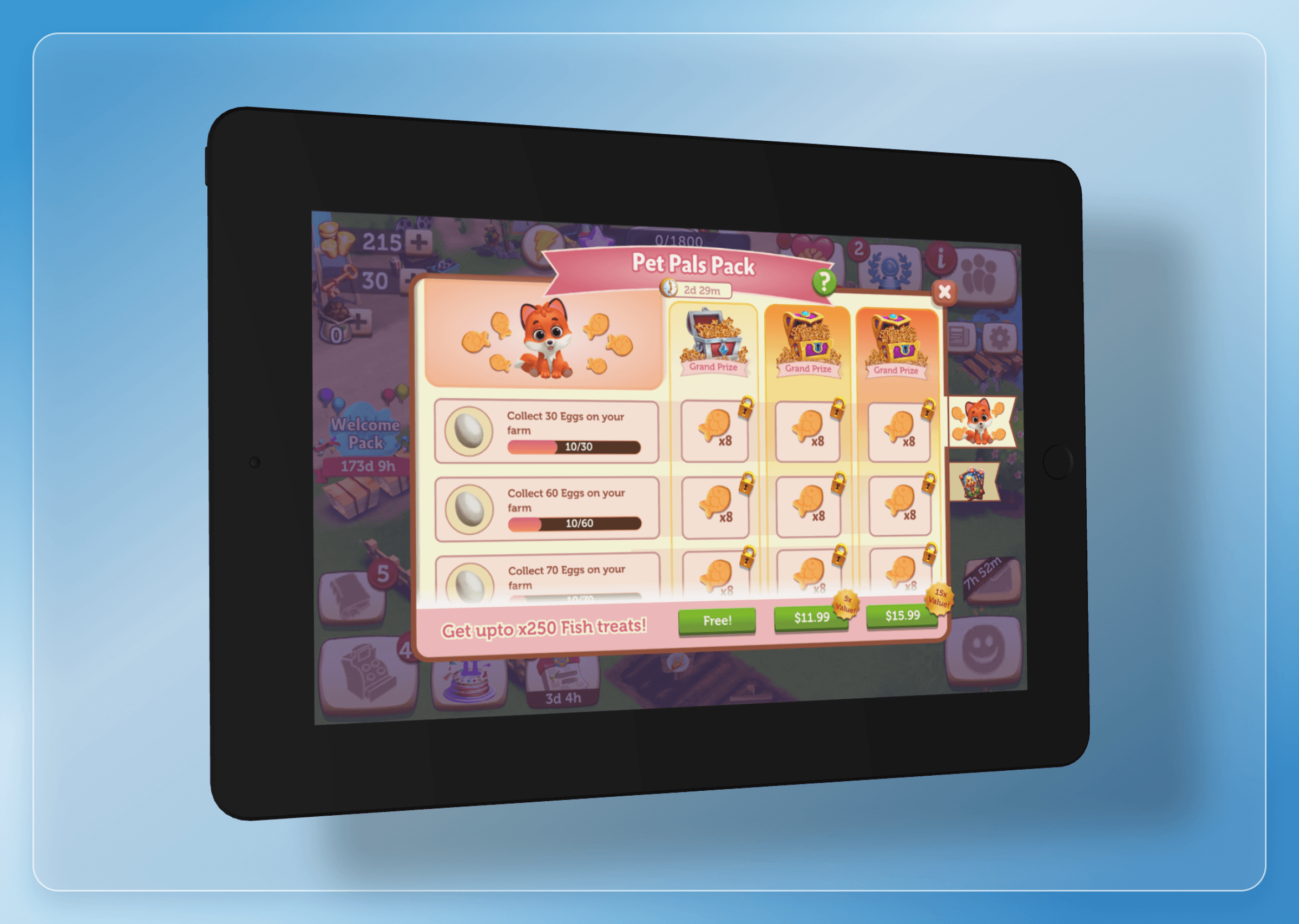 The Pet Pals Pack on iPad