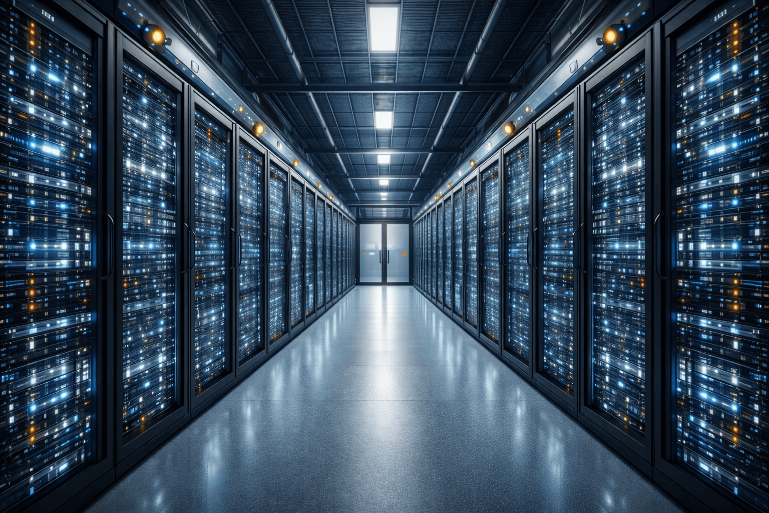 An office with people working