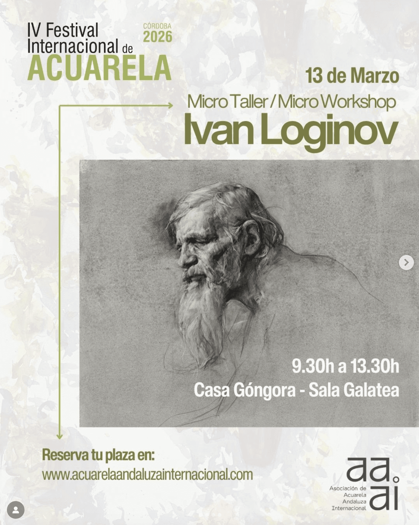 Masterclass , workshop, art retreat by the contemporary fine artist Ivan Loginov