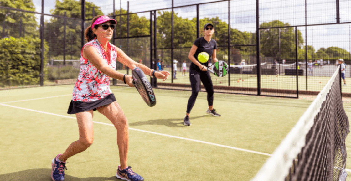 person holding tennis racket