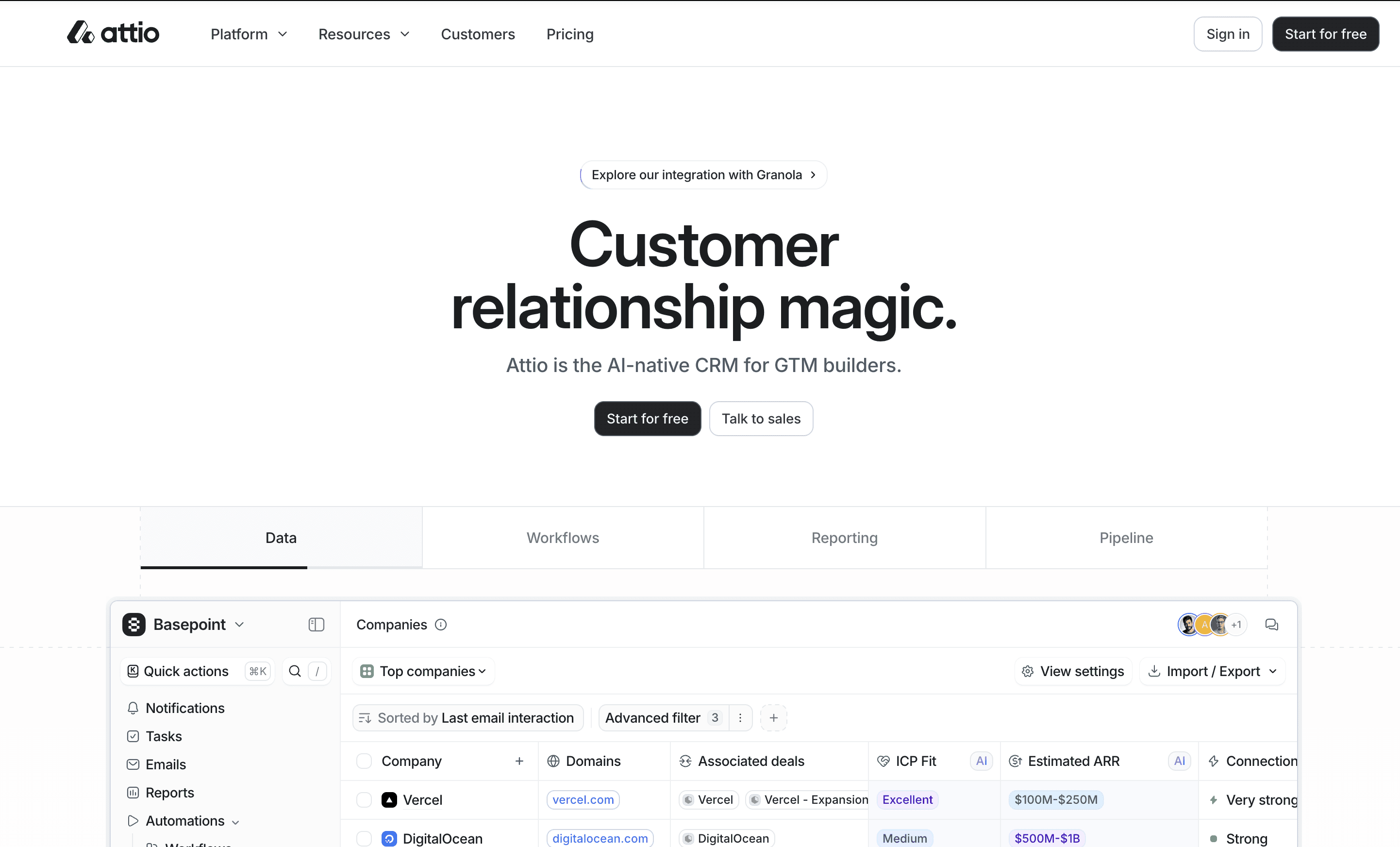 Clarify AI CRM Review Attio alternative