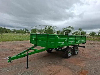 carro agricola balancin 2x5 verde carga lateral