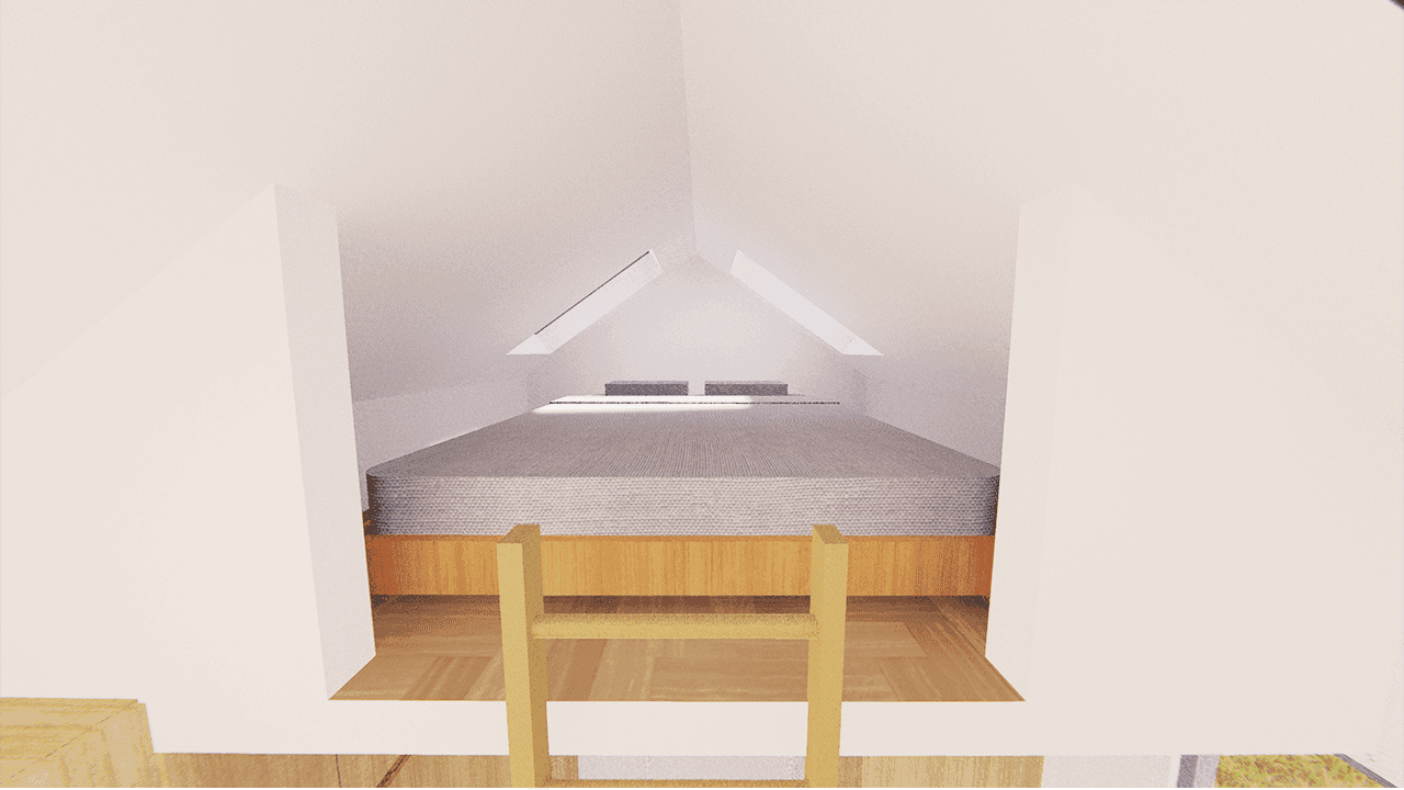 8x12 tiny house sleeping loft