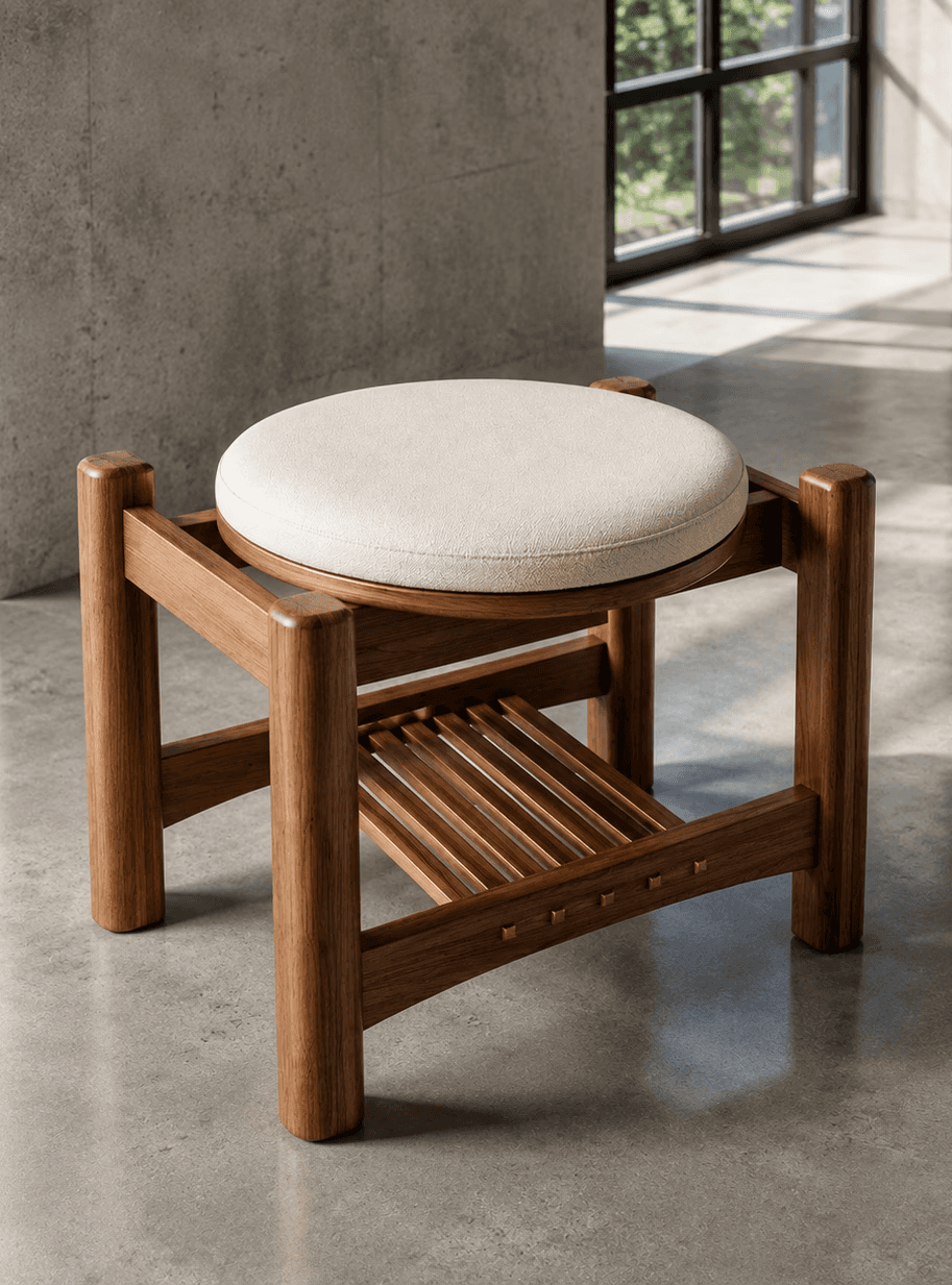 Half Round Stool