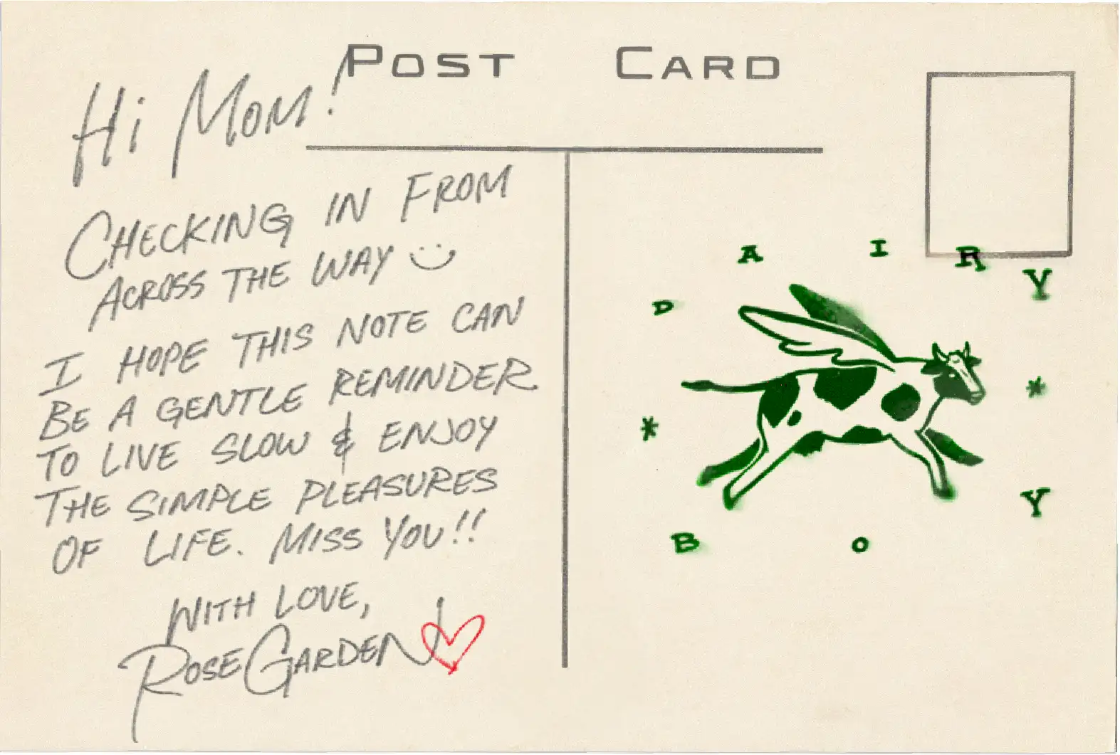 Postcard design with the Tortuga turtle icon over an analog photo of a boy in a small fishing boat off the Cuban coast.