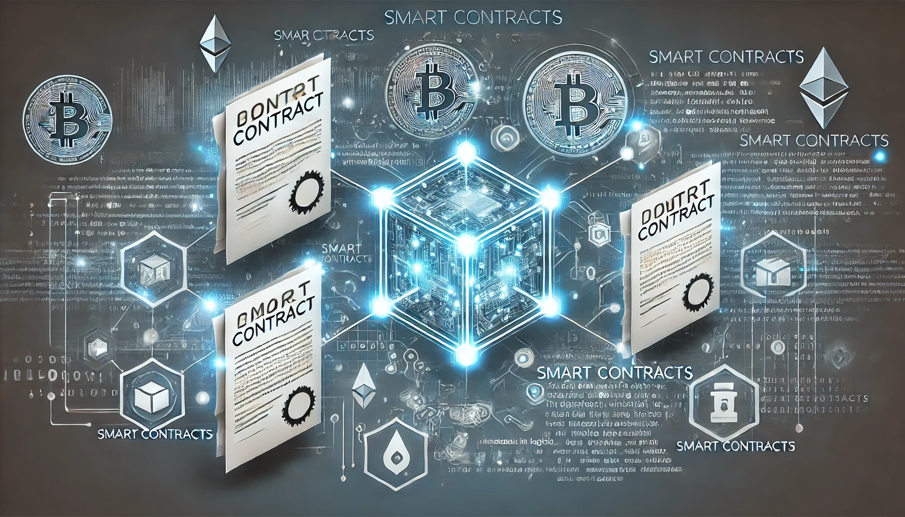 Crypto-themed image featuring charts, digital coins, and market trends, representing cryptocurrency trading and blockchain technology.