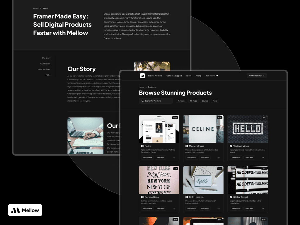 Frond Framer Template Image 3