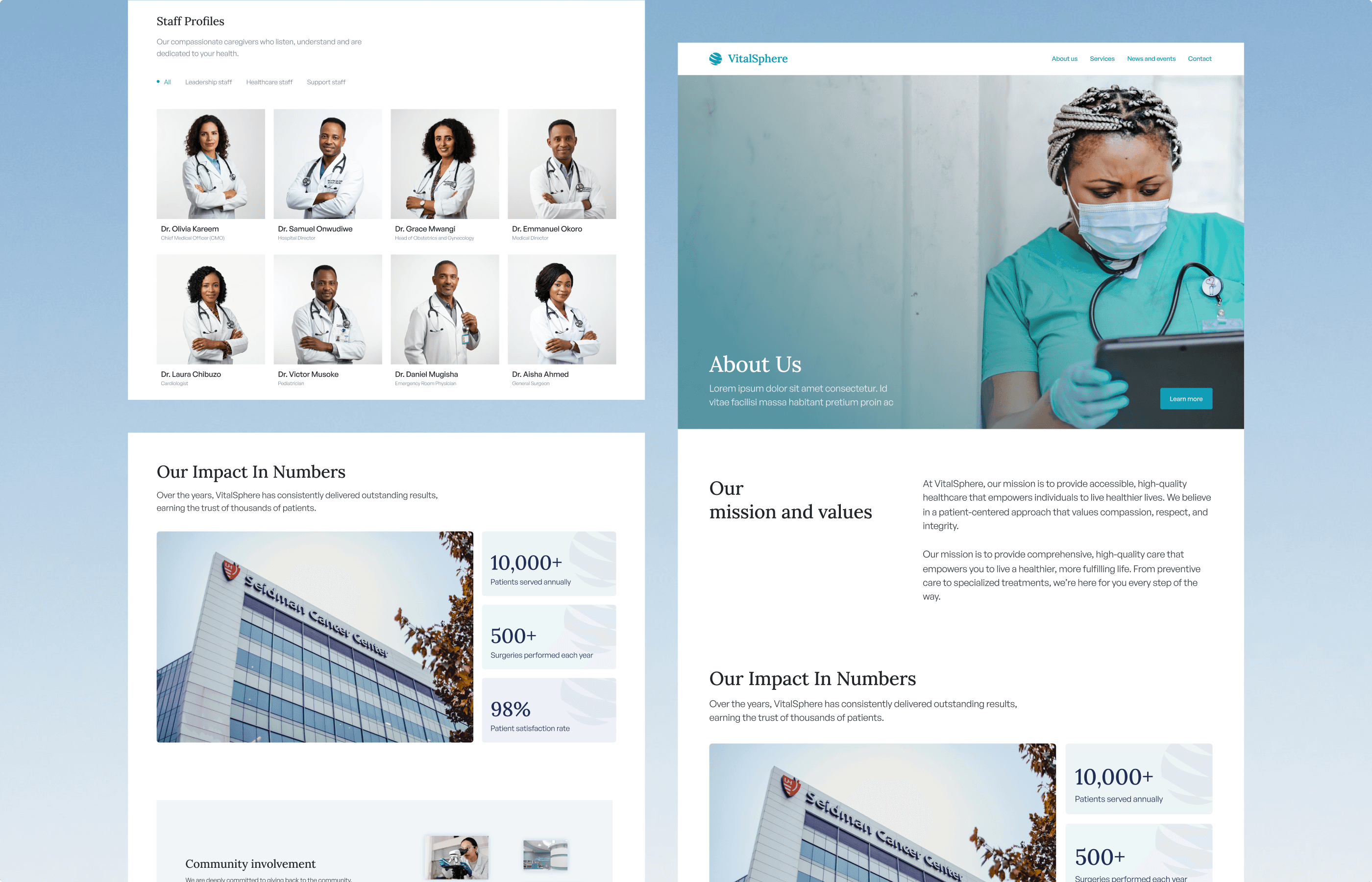 VitalSphere Framer Template